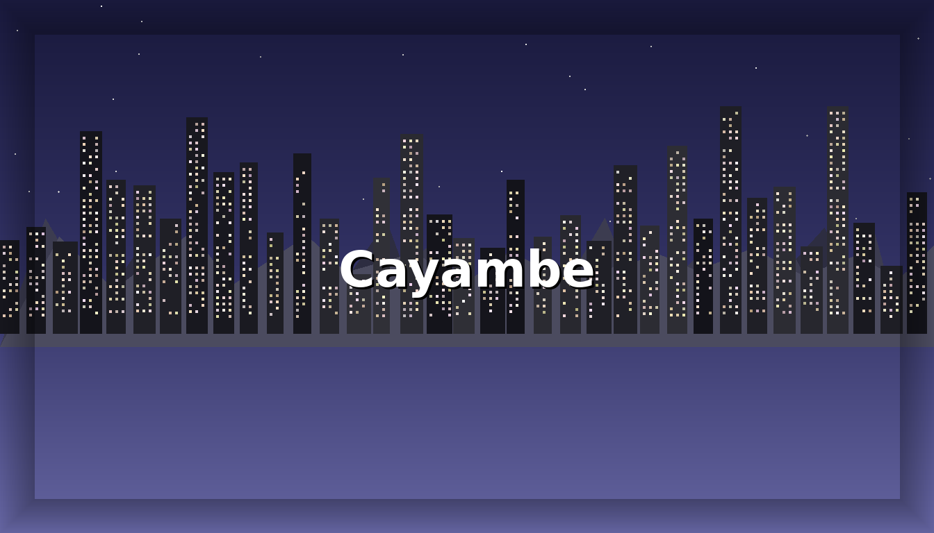 Chat Cayambe - Imagen representativa de Cayambe